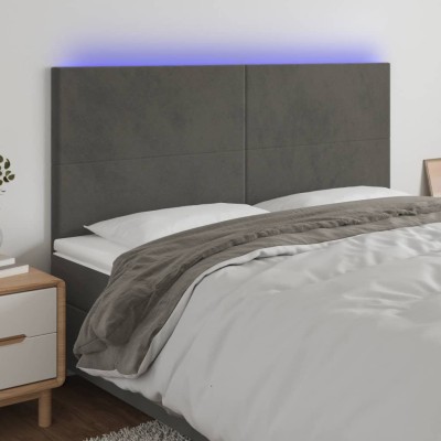 Headboard with LED, dark...