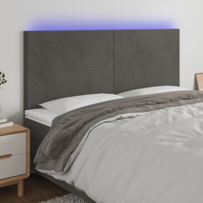 Headboard with LED, dark...