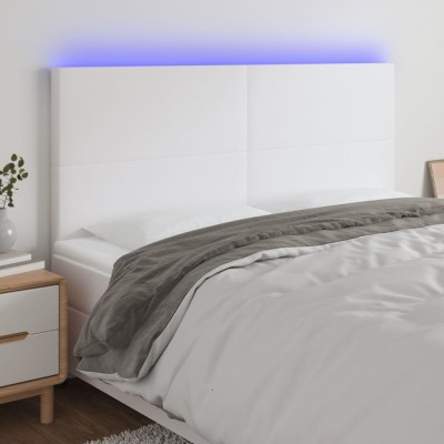 Headboard with LED, white,...