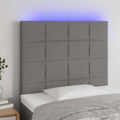 Headboard with LED, dark...