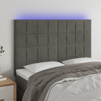 Headboard with LED, dark...