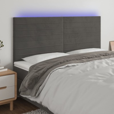 Headboard with LED, dark...