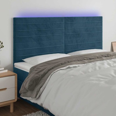 Headboard with LED, dark...