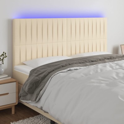 Headboard with LED, cream...