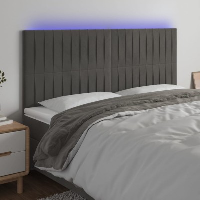Headboard with LED, dark...