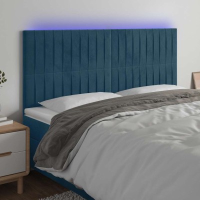 Headboard with LED, dark...