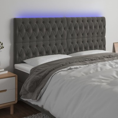 Headboard with LED, dark...