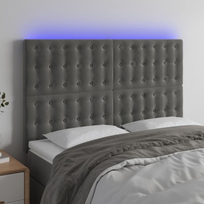 Headboard with LED, dark...