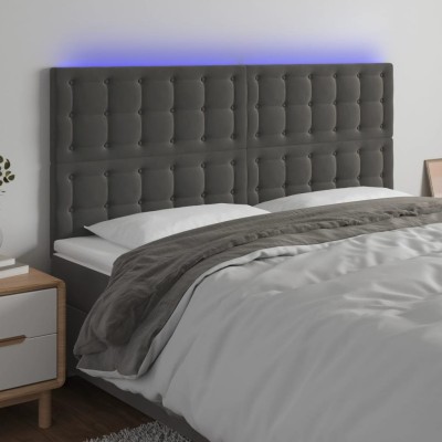 Headboard with LED, dark...