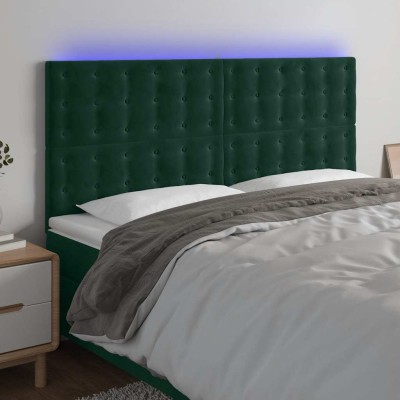 Headboard with LED, dark...
