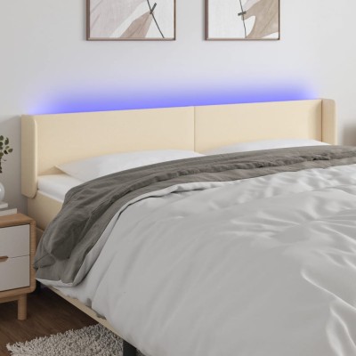 Headboard with LED, cream...