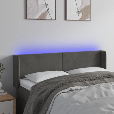 Headboard with LED, dark...