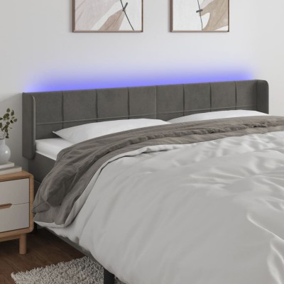 Headboard with LED, dark...