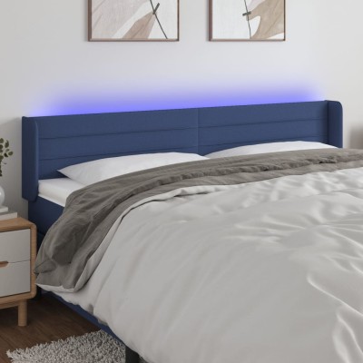 Headboard with LED, blue,...