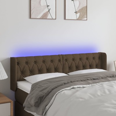 Headboard with LED, dark...