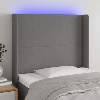 Headboard with LED, dark...