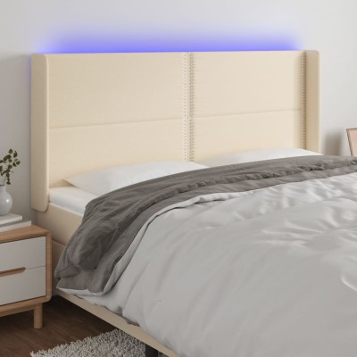 Headboard with LED, cream...