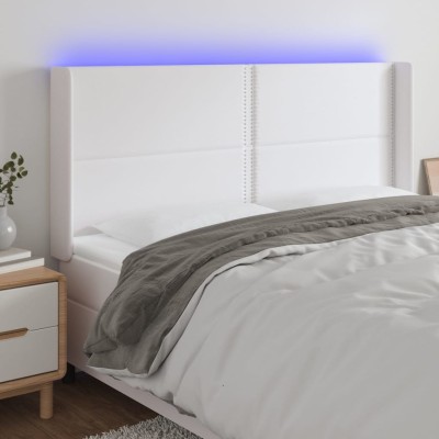 Headboard with LED, white,...