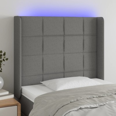 Headboard with LED, dark...