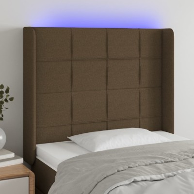 Headboard with LED, dark...