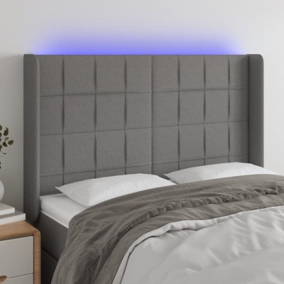 Headboard with LED, dark...