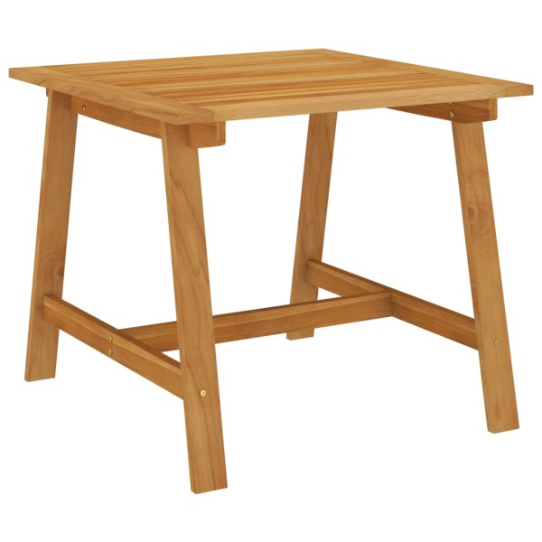Garden dining table, 88x88x74cm, solid acacia wood