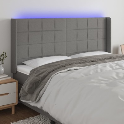 Headboard with LED, dark...