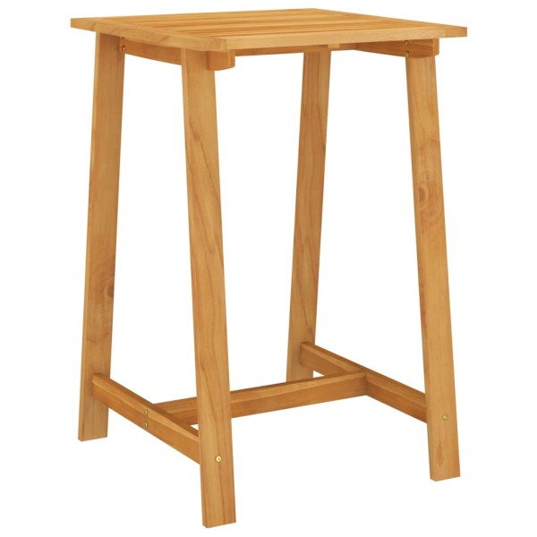Garden bar table, 70x70x104cm, solid acacia wood