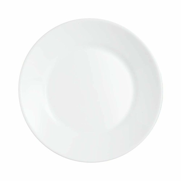 Plokštelių rinkinys Arcoroc Restaurant Balta stiklas (Ø 23,5 cm) (6 uds)