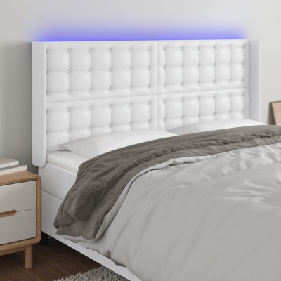 Headboard with LED, white,...