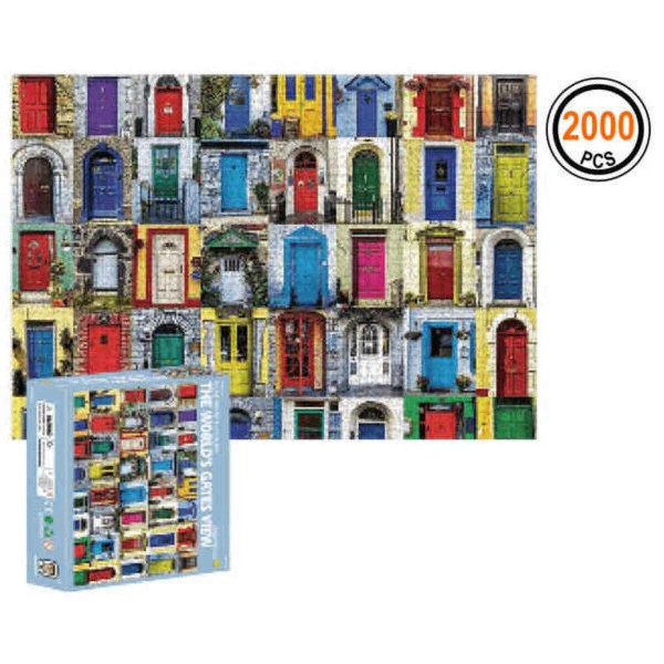 Puzle un domino komplekts Doors 2000 pcs