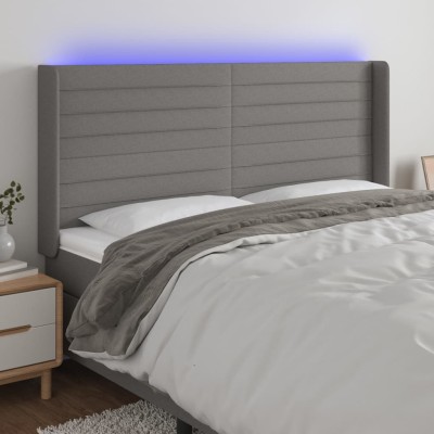 Headboard with LED, dark...