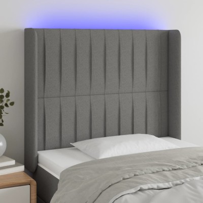 Headboard with LED, dark...