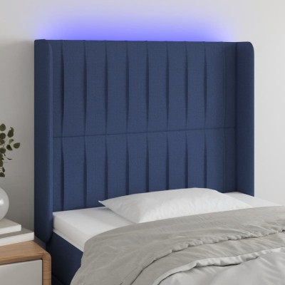 Headboard with LED, blue,...