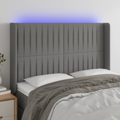 Headboard with LED, dark...