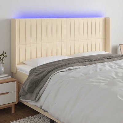 Headboard with LED, cream...