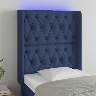 Headboard with LED, blue,...