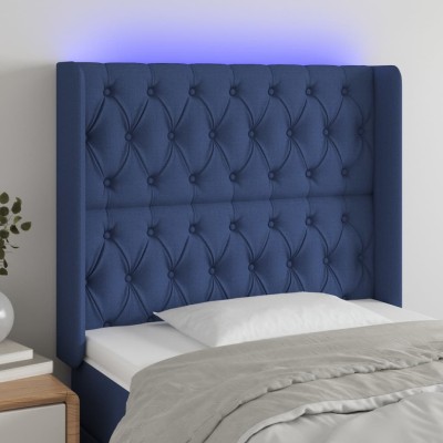 Headboard with LED, blue,...
