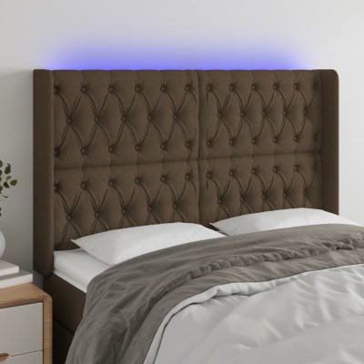 Headboard with LED, dark...