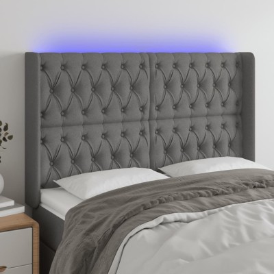 Headboard with LED, dark...