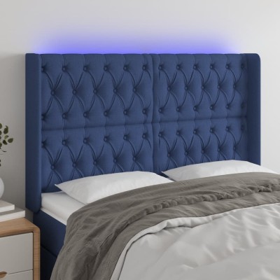 Headboard with LED, blue,...