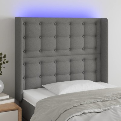 Headboard with LED, dark...