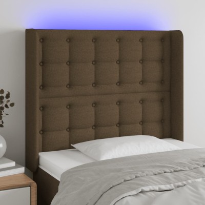Headboard with LED, dark...