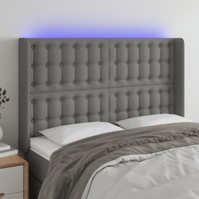 Headboard with LED, dark...