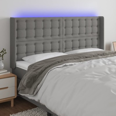 Headboard with LED, dark...