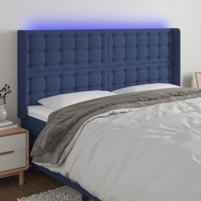 Headboard with LED, blue,...