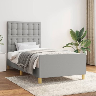 Bed frame with headboard,...