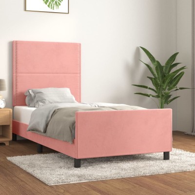 Bed frame with headboard,...