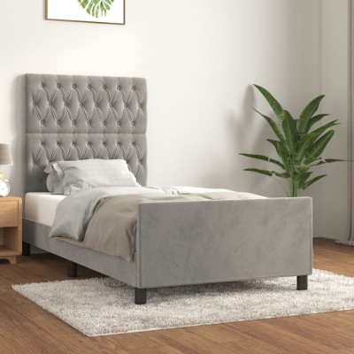 Bed frame without mattress,...