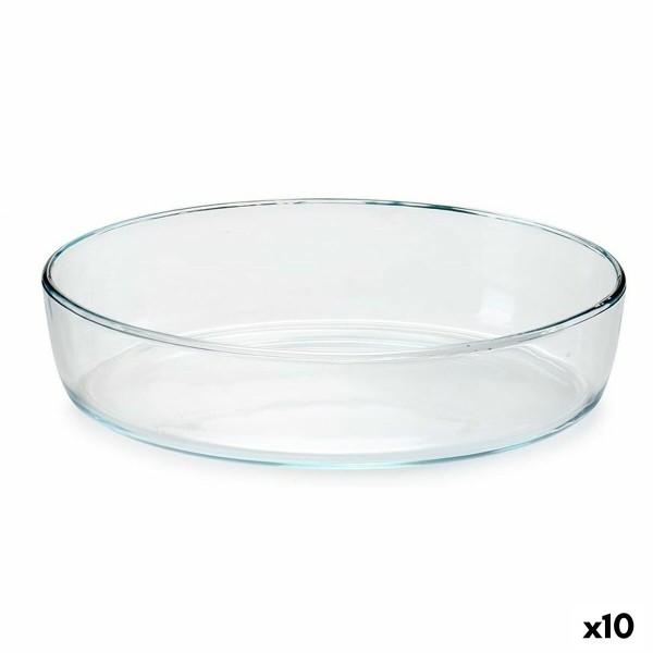 Serving Platter Pasabahce Borcam Oval 1,5 L 18 x 6 x 26 cm (10 Units)